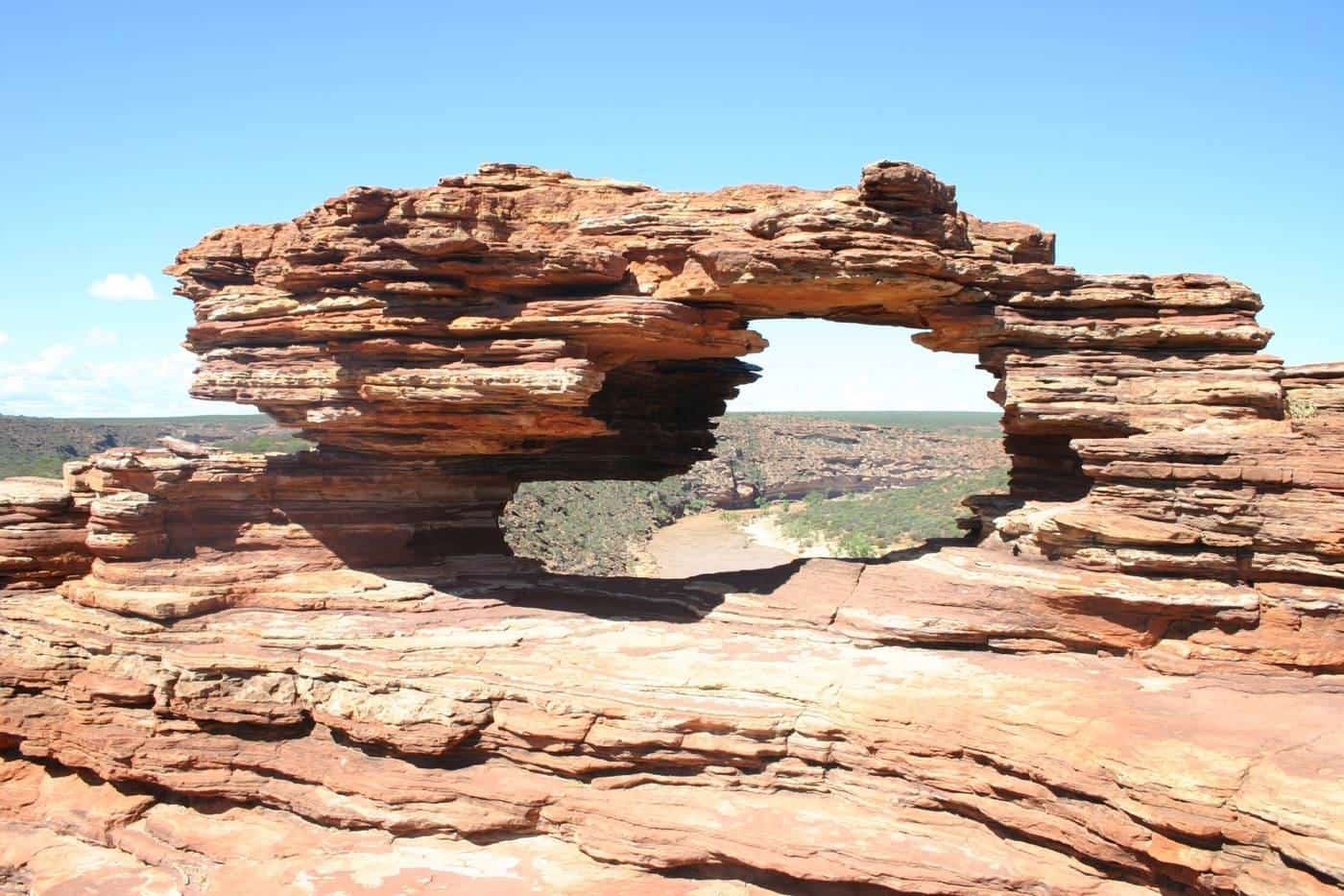 Nature's Window framing the Murchison River in Kalbarri National Park